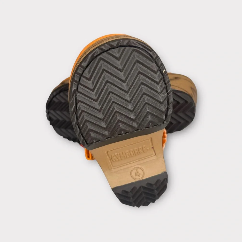 Gymboree Vintage 2007 Orange Platform Clogs - Picture 5 of 5